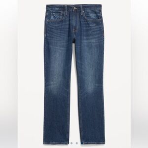 NWT Old Navy Blue Straight Jeans Classic Style Size 30/30